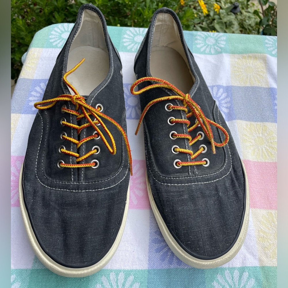 American Eagle outfitters men’s canvas shoes in blue size 10 excellent condition